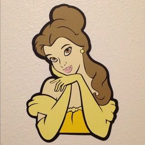 BELLE Princess Paper Cutout • Great Wall Decor